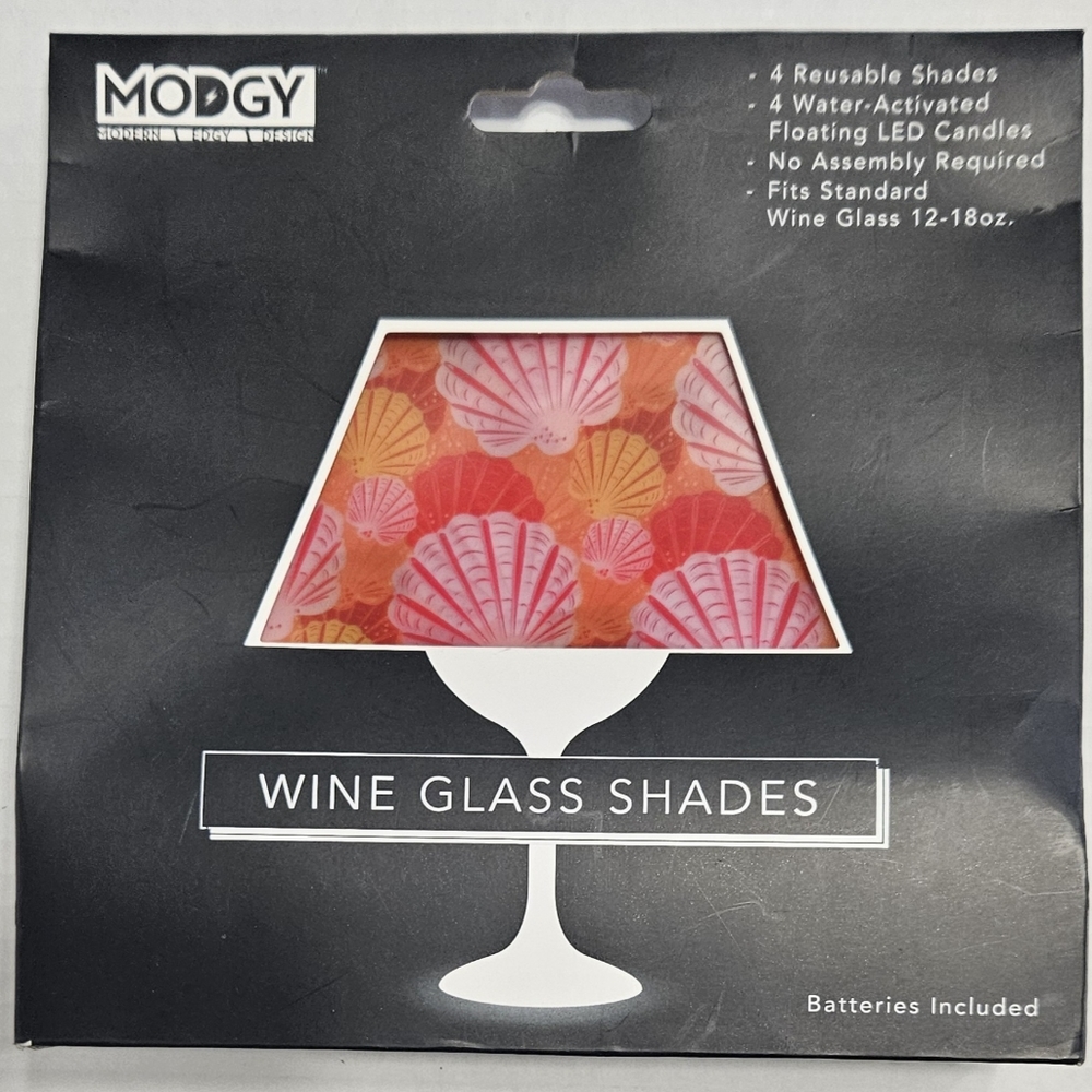 New Modgy "SheShells" SH5009 Wine Glass Shades